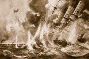 De grote Britse overwinning bij de Falklands: Duitse admiraal gaat ten onder met zijn vlaggenschip door English School