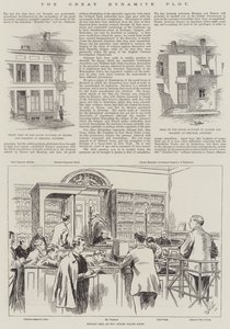 Het grote dynamietcomplot (gravure) door English School