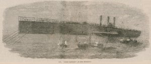 De Great Eastern aan haar ligplaats door English School