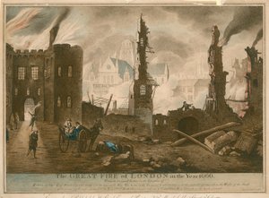 De Grote Brand van Londen in het jaar 1666