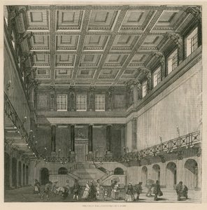 De Grote Hal, Euston Square Station, Londen door English School
