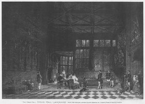 De grote zaal, Speke Hall, Lancashire door English School