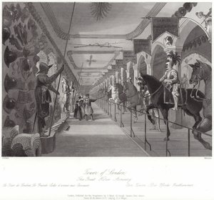 De grote wapenrustkamer van de Tower of London