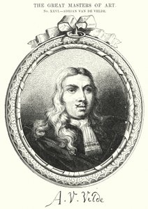 De Grote Meesters van de Kunst, Adrian Van de Velde (gravure) door English School