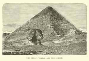 De Grote Piramide en de Sfinx door English School