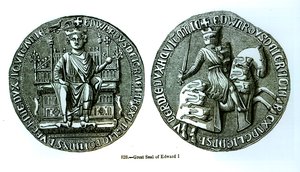 Het grote zegel van Edward I