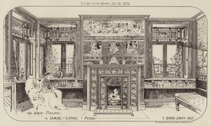 De Groene Salon in Dovne Lodge, Putney door English School
