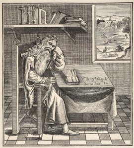 De Grub Street Kluizenaar, uit een afbeelding gepubliceerd door Richardson, 1794
