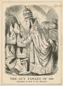 De Guy Fawkes van 1850 door English School