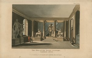 De hal in de Koninklijke Academie, Somerset House