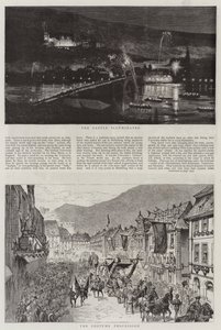 De festiviteiten in Heidelberg door English School