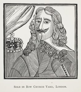 De geschiedenis van de koninklijke martelaar, koning Karel de Eerste, illustratie uit Chap-books van de achttiende eeuw door John Ashton, uitgegeven 1882