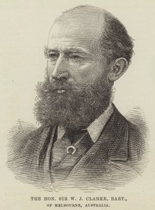 De eerwaarde Sir W J Clarke, baronet, uit Melbourne, Australië door English School