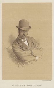 De Eerwaarde W T Wentworth-Fitzwilliam (litho) door English School
