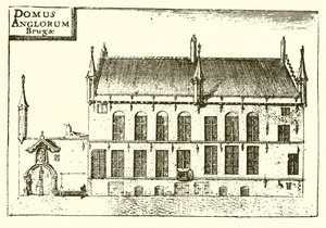 Het huis in Brugge bewoond door Caxton