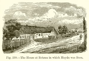 Het huis in Rohrau waarin Haydn werd geboren