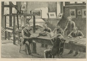 De Hugenoten in Engeland: De mannen dagkamer, Frans Protestant Ziekenhuis
