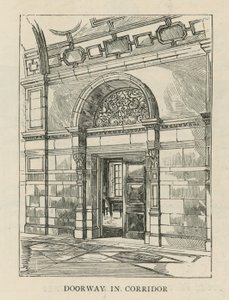 Het Imperial Institute: Deur in gang door English School