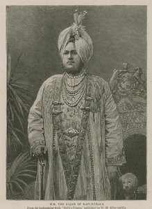Het Imperial Institute: Zijne Hoogheid de Rajah van Kapurthala door English School