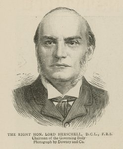 Het Imperial Institute: De zeer eerbiedwaardige Lord Herschell, voorzitter van het bestuursorgaan door English School