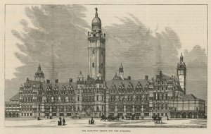 Het Imperial Institute: Het geaccepteerde ontwerp voor het gebouw door English School