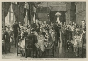Het Imperial Institute: De lunch in de eetkamer van de Fellows na de ceremonie