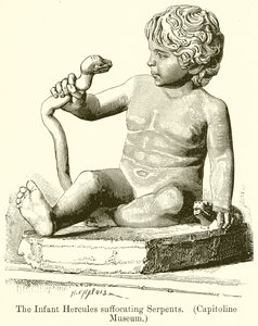 De jonge Hercules die slangen wurgt (Capitolijns Museum)