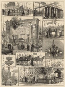 De Internationale Elektrische Tentoonstelling in het Crystal Palace door English School