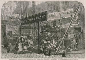 De Internationale Tentoonstelling; British Columbia en Prince Edward Island Hoven