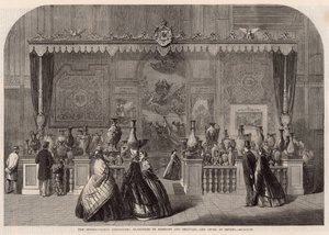 De Internationale Tentoonstelling; Wandtapijten van Gobelins en Beauvais en porselein van Sèvres