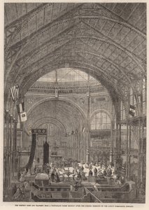 De Internationale Tentoonstelling; De westelijke koepel en transept door English School