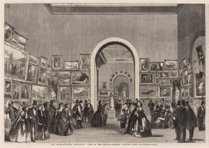 De Internationale Tentoonstelling; Uitzicht op de Schilderijengalerij naar het oosten door English School