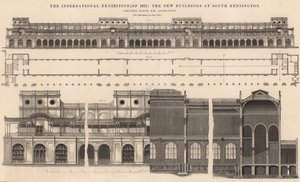 De Internationale Tentoonstelling van 1871 - de nieuwe gebouwen in South Kensington