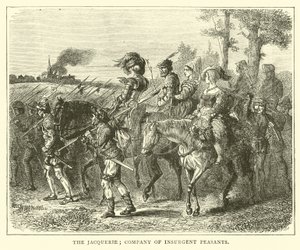 De Jacquerie; gezelschap van opstandige boeren door English School
