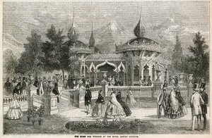 De Kiosk en Terras bij de Royal Surrey Gardens