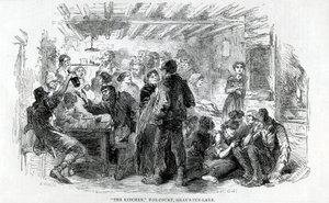 De keuken, Fox-Court Grays Inn Lane, 1851