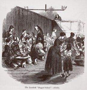 De Lambeth Ragged School (meisjes)