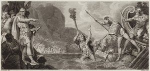 De landing van Julius Caesar door English School
