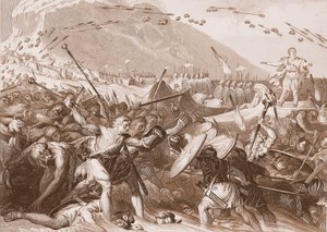 De Landing van Julius Caesar in Engeland in 55 v.Chr.