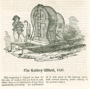 De Laatste Loterij. Het Loterijwiel, 1826