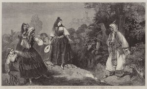 "De Laatste der Abencerages," van de Tentoonstelling van de Nieuwe Vereniging van Aquarellisten