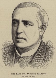 De Wijlen Dr Auguste Nelaton (gravure)