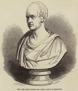 De Laatste John Walter, Esquire, van een Buste in Bearwood (gravure)