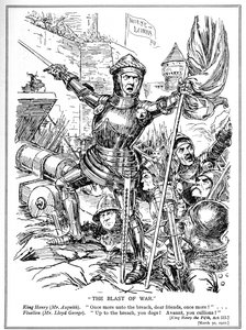 De liberalen, geleid door Asquith en Lloyd George, vallen het Hogerhuis aan, 1910