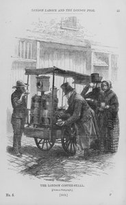 Het Londense Koffiestalletje (gravure)