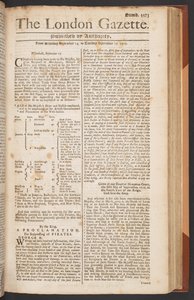 The London Gazette, uitgave 5573, pagina 1