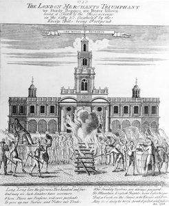 De Triomferende Londense Kooplieden, 1733 door English School