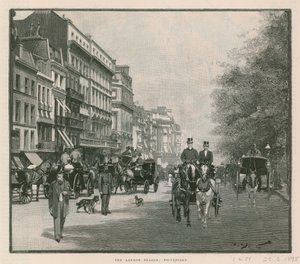 Het Londense seizoen: Piccadilly door English School
