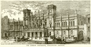 De Universiteit van Londen, Burlington Gardens door English School