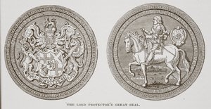 Het Grote Zegel van de Lord Protector door English School